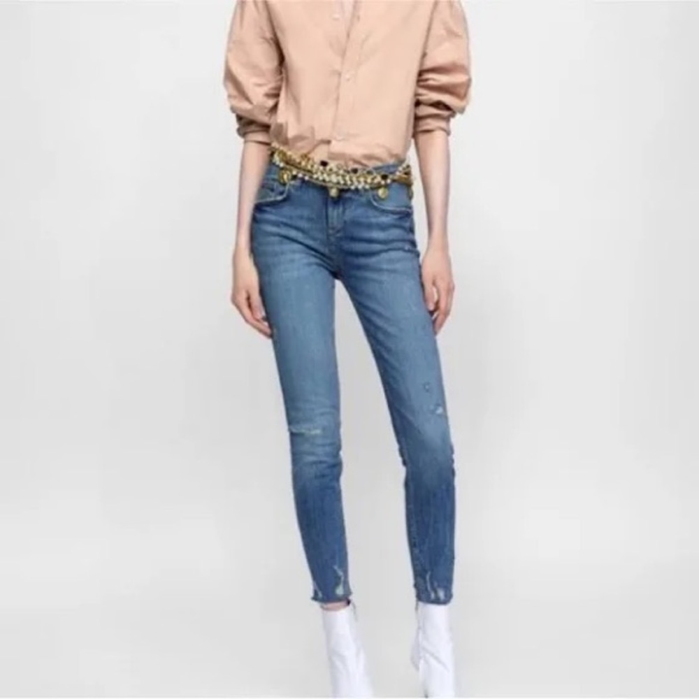 NWT Zara Skinny Rostov Island Skinny Jeans